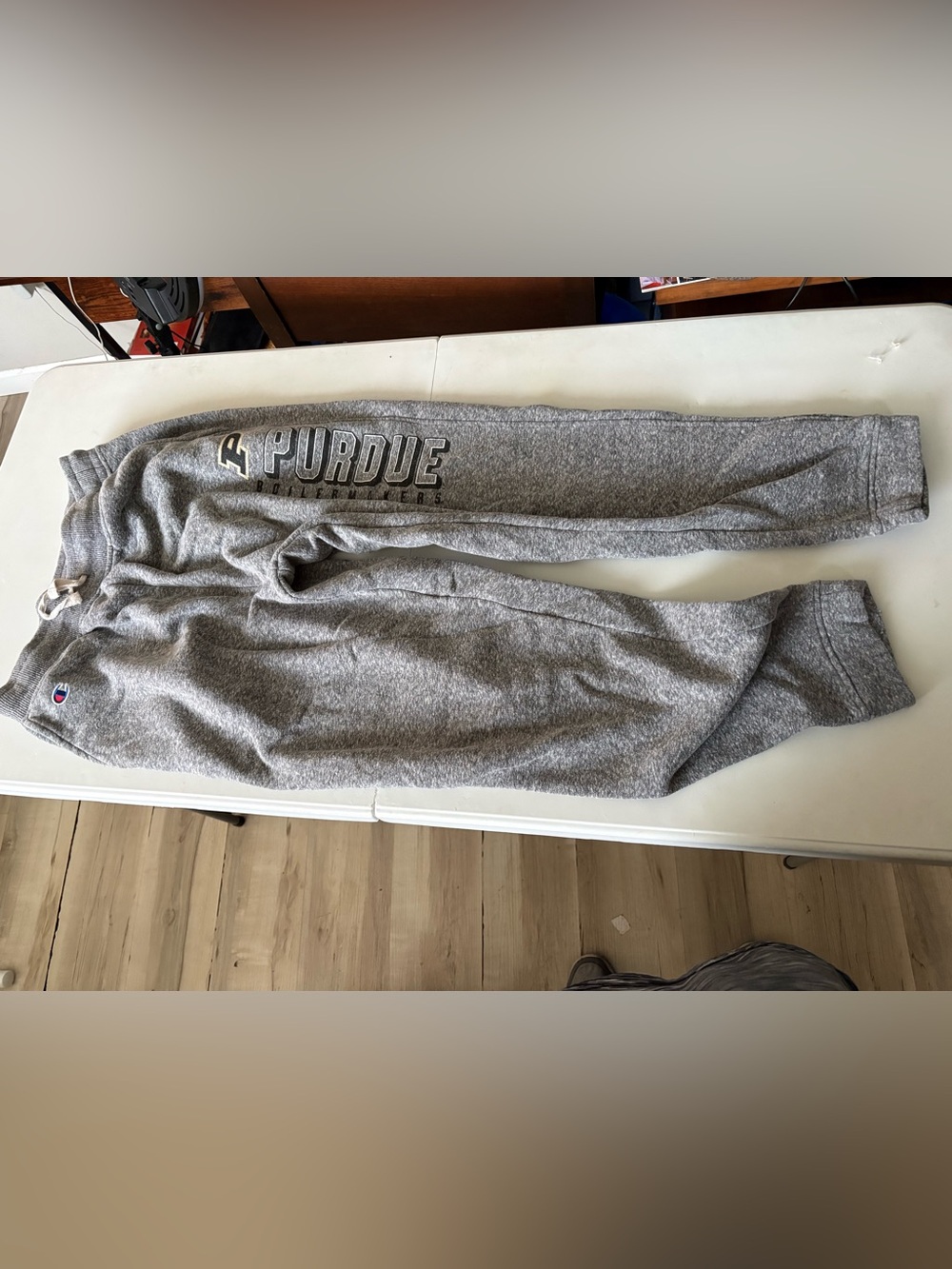 Champion Purdue Gray Men's Joggers with University Logo
